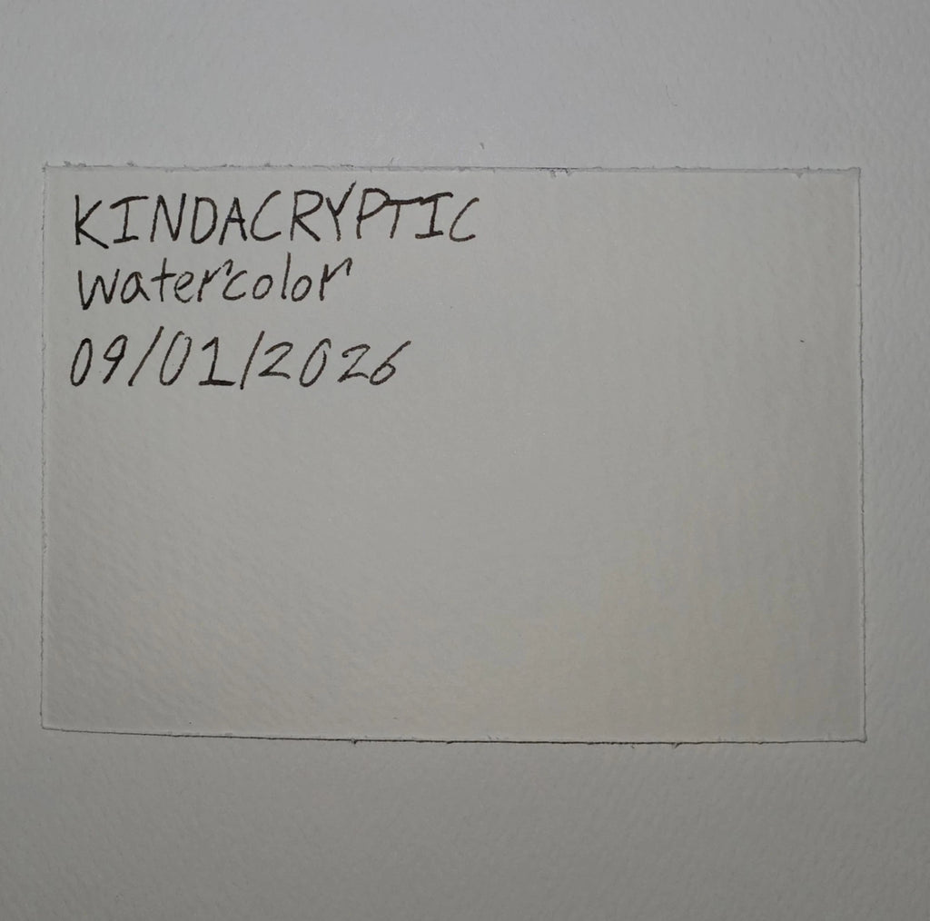 ACEO Egret Original Watercolor Painting Signed 3.5 X 2.5 inches